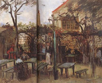 Vincent Van Gogh Terrace of a Cafe on Montmartre (nn04) china oil painting image